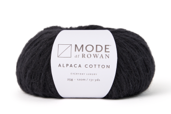 Mode at Rowan Alpaca Cotton 25g Farbe: 010 Noir