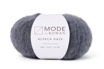 Mode at Rowan Alpaca Haze 25g Farbe: 010 Shadow